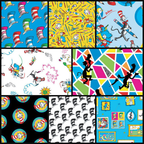 Express Yourself Dr Seuss Cat In Hat Fabric Bundle