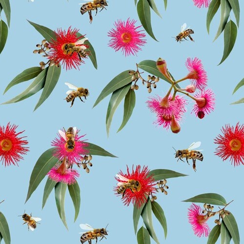 The Bees Knees Gum Blossom Blue F