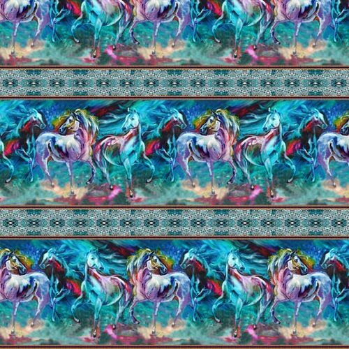 Colour your World with Horses Stripe 3184