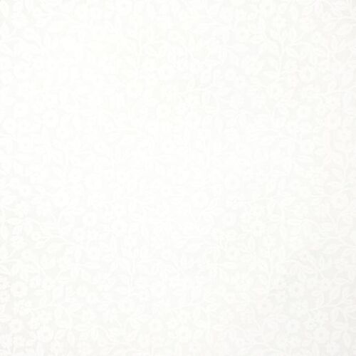 True White Tonal Tone on Tone Mini Florals 05