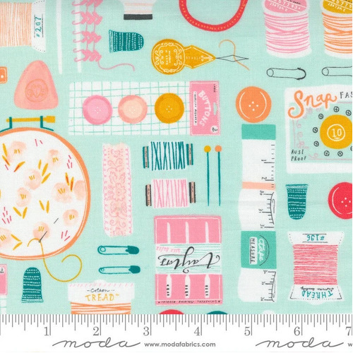 Moda Sew Wonderful Sewing Notions Aqua 25111 17
