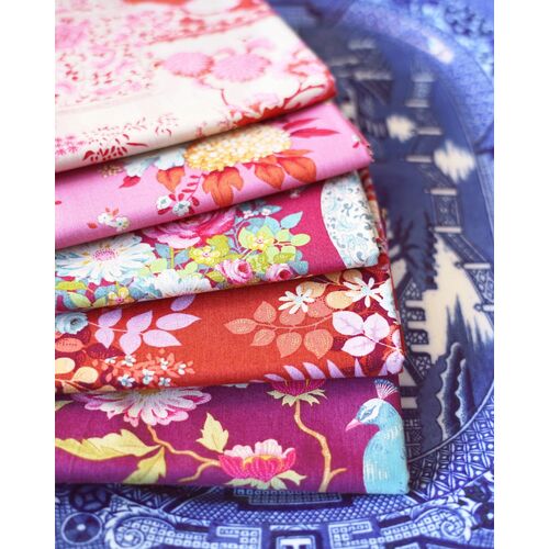 Tilda Fabrics Chic Escape Fabric Stack - 40 Pieces - 10 x 10 - 100% Cotton