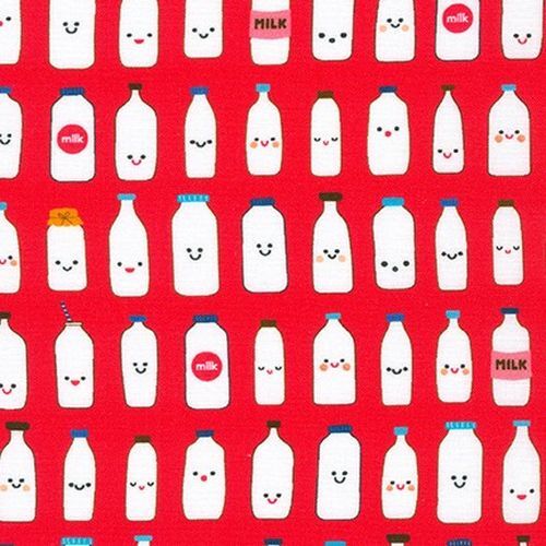 Farm to Table Milk Bottles Red 20951-3