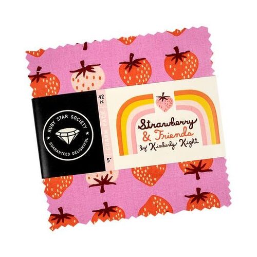 Moda Strawberry & Friends 5" Charm Squares
