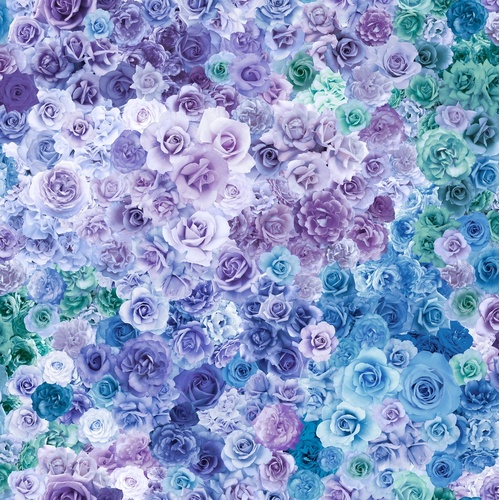 Moda Gradients Parfait Rainbow Roses Blue 33640 14