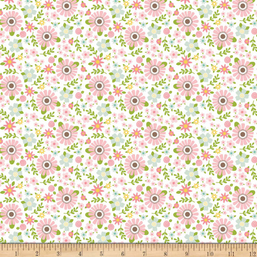 Fabric Remnant-Sweet Baby Floral 60cm