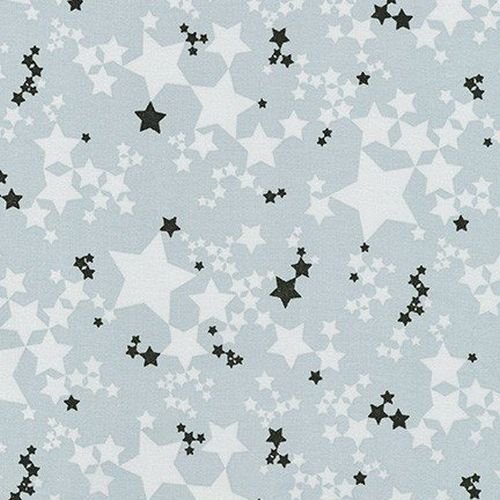 Fabric Remnant-Moonlight Wishwell Stars 94cm
