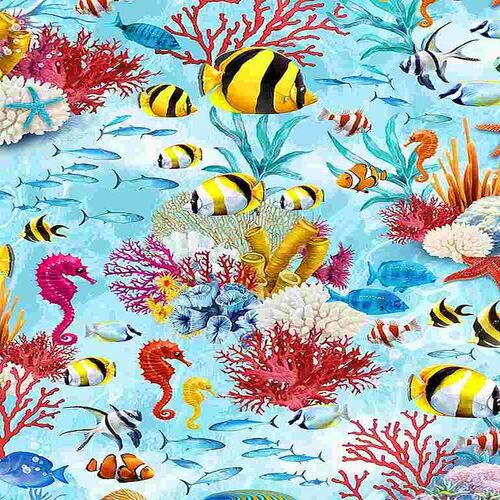 Under The Sea Creatures Ocean Multi 7960