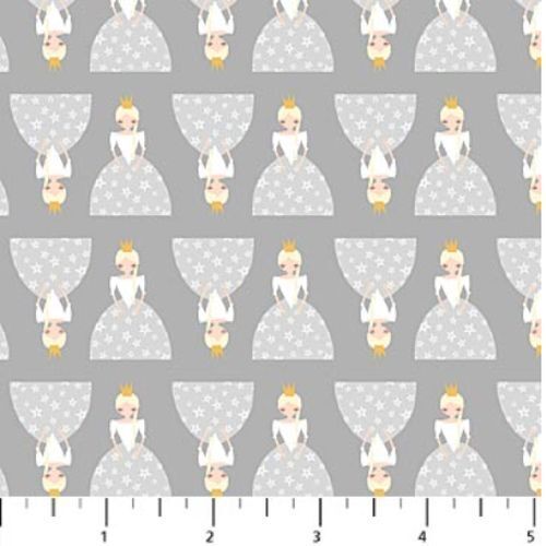 Ever After Mini Princess Lt Grey Per Metre