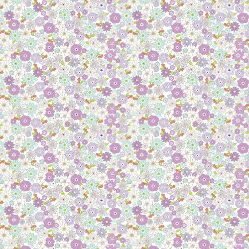 Sarah Kay With Love Daisy Packed Floral Lilac Mint DV5056