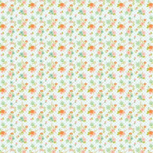 Sarah Kay With Love Daisy Gingham Mint DV5071