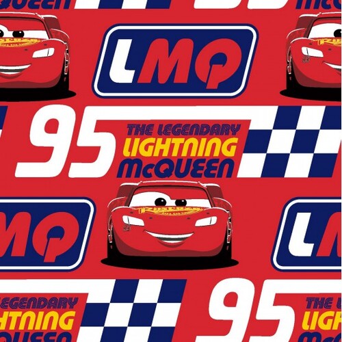 Licensed Disney Cars Lightning McQueen Red 102