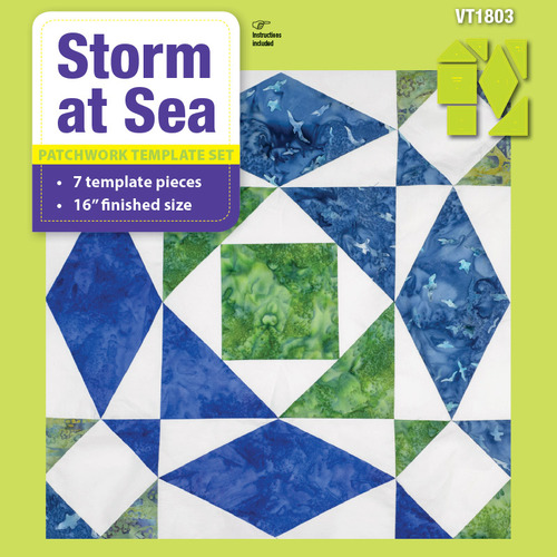 Storm at Sea Patchwork Template Set Matilda's Own