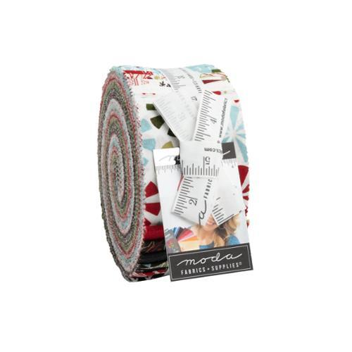 Peppermint Bark Christmas Jelly Roll Fabric Strips