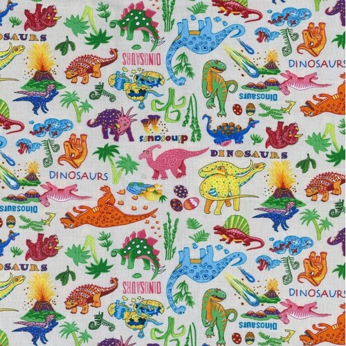 Dinosaur Dance Dino Tonal Off White 87550 - 103