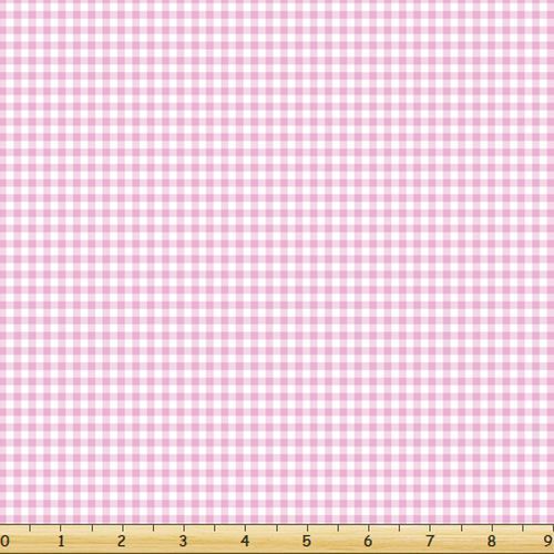 Fabric Remnant- Susybee Gingham Check Pink 50cm