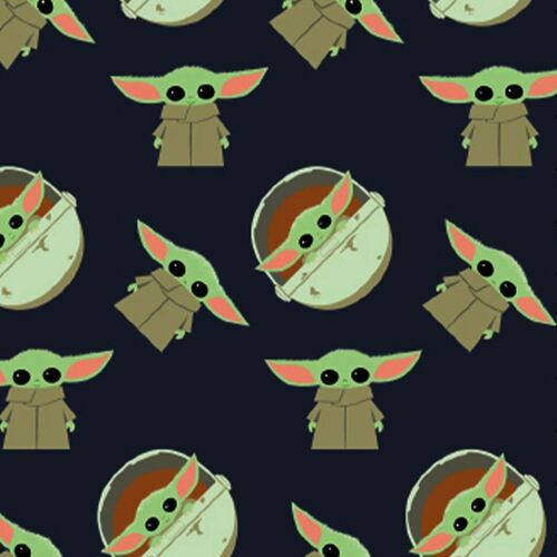 Fabric Remnant- OOP Star Wars Baby Yoda Child 45cm