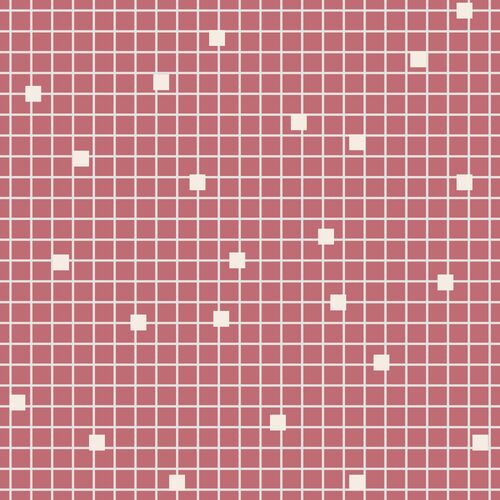 Baby On Trend Grid Squares Blush Pink DV3354 Per Metre