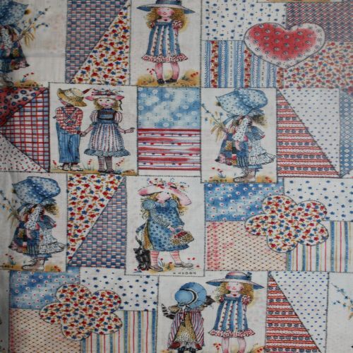 Fabric Remnant -Vintage Holly Hobby 50cm
