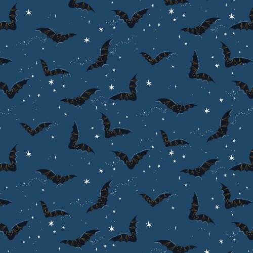 Dashwood Twilight Bats In Flight Blue D2188
