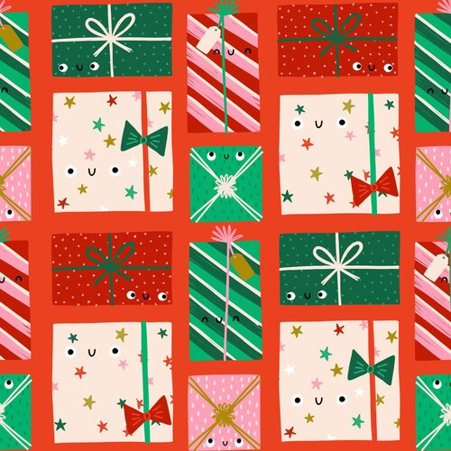 Dashwood Oh What Fun Christmas Presents Red D2207