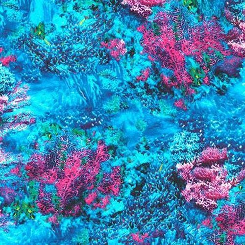 * SALE* Picture This Reef Coral Kaufman Per Metre