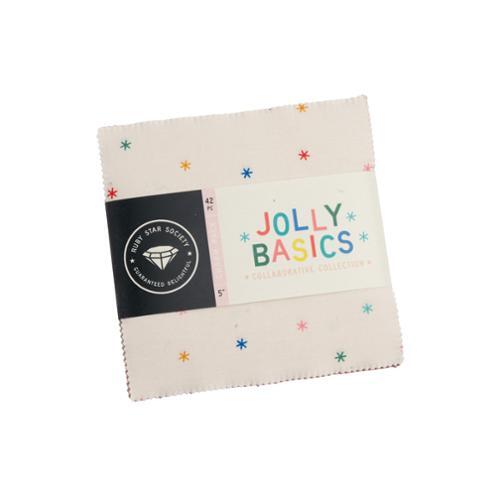 Ruby Star Moda Jolly Basics Fabric 5" Charm Squares