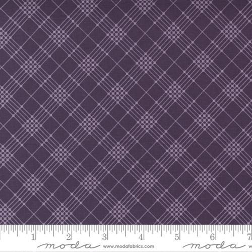 Moda Iris & Ivy Garden Plots Checks and Plaids Plum 2256 16