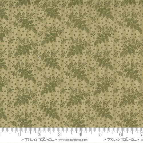 Moda Iris & Ivy Fern Landscape Nature Olive 2254 13