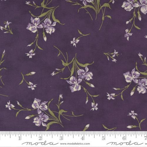 Moda Iris & Ivy Small Floral Plum 2253 16