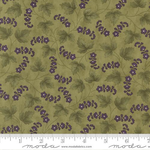 Moda Iris & Ivy Covered Floral Olive 2252 13