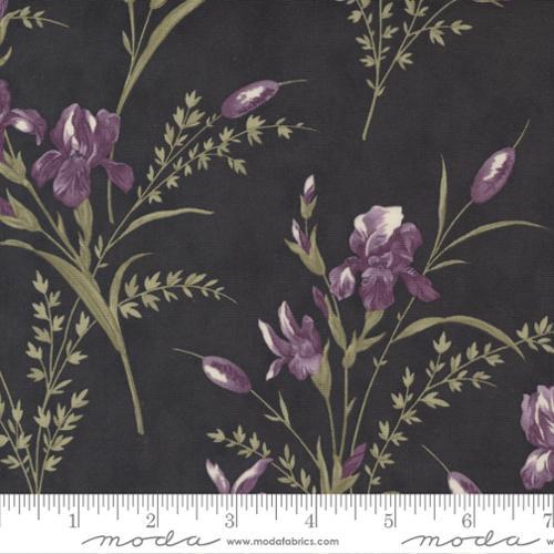 Moda Iris & Ivy Garden Large Floral Ebony 2250 15