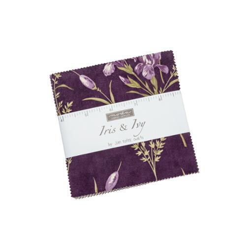 Moda Iris & Ivy Floral 5" Fabric Charm Squares