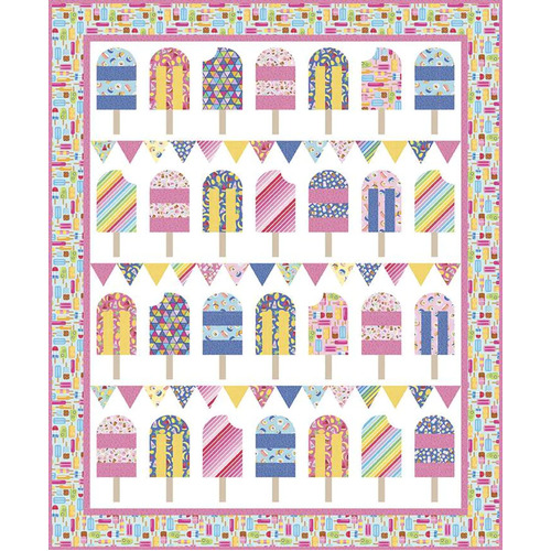  The Popsicle Parade Ice Blocks Novelty Quilt Boxed Kit 