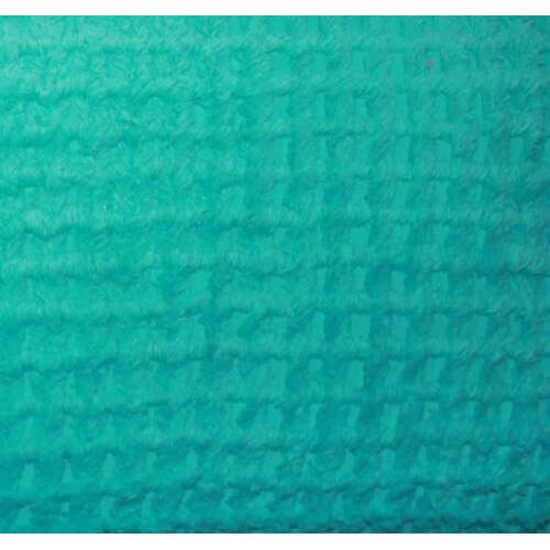 Fabric Remnant - Textured Chenille Aqua 55cm