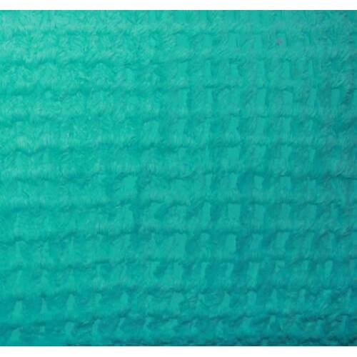 Fabric Remnant - Textured Chenille Aqua 55cm