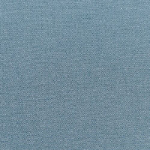 Fabric Remnant -Tilda Chambray Blender Petrol 50cm