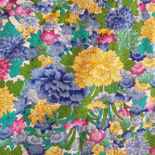 Fabric Remnant -Itaya Naomi Japanese Floral 80cm