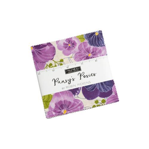 Moda Pansy's Posies 5" Fabric Charm Squares