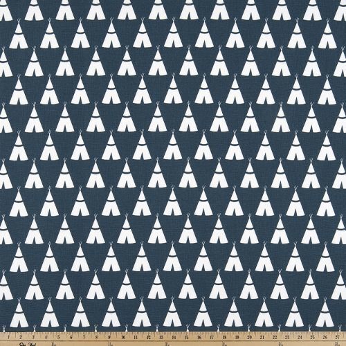 Fabric Remnant - Indian Teepee Canvas 59cm