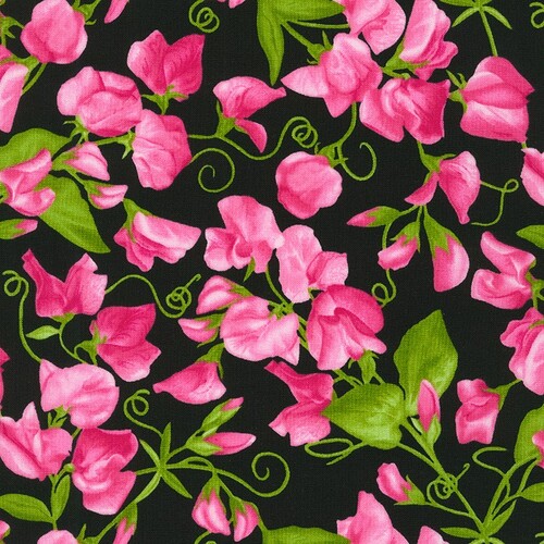 Penelope Floral Flowerhouse Black Pink 20872-2