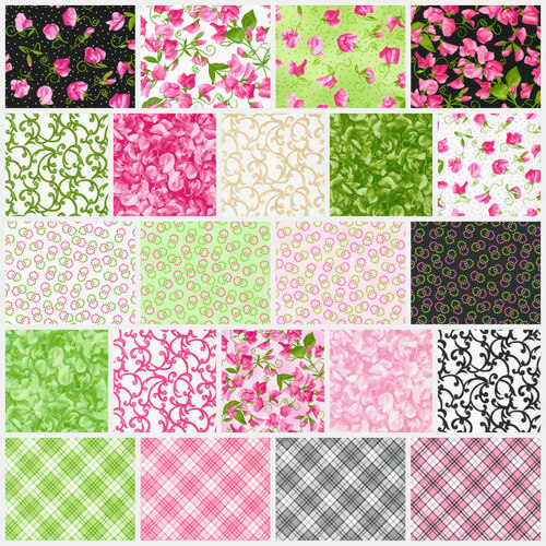 Penelope Floral Fat Quarter Fabric Bundle