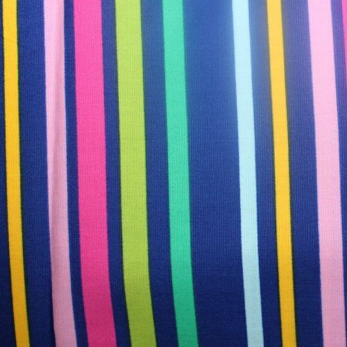 Fabric Remnant -Sew Caroline Art Callery Stripe 69cm