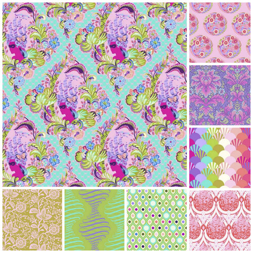 Tula Pink Parisville Deja Fat Quarter Fabric Bundle