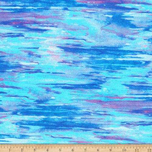 Fabric Remnant -Morningmoon Fairies Blender 95cm