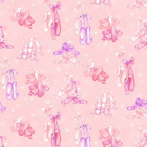 Prima Ballerina Ballet Slippers Toss Pink 27489-22