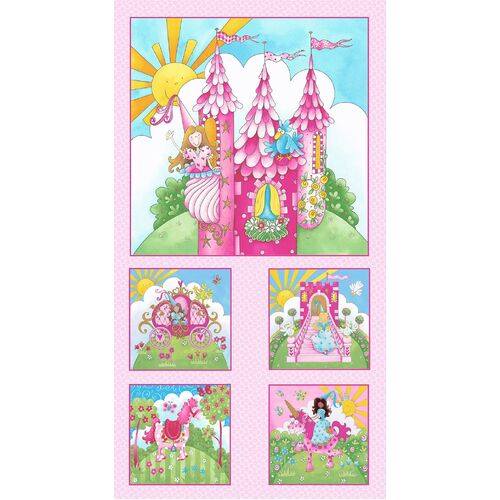 Once Upon a Time Princess Panel Multi 133P-27