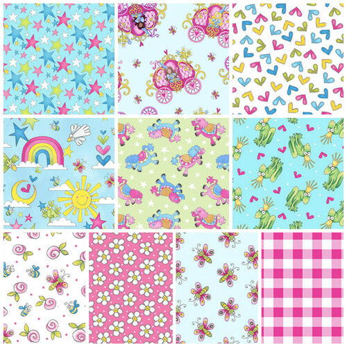 Once Upon a Time Princess Fabric Bundle