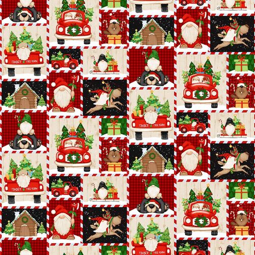 Timber Gnomies Christmas Gnomes Patchwork 306-89