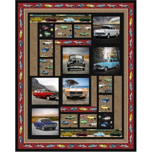 Aussie Icons Cars Utes Bygone Era Quilt PATTERN ONLY